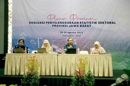 Pleno Provinsi Evaluasi Penyelenggaraan Statistik Sektoral Provinsi Jawa Barat