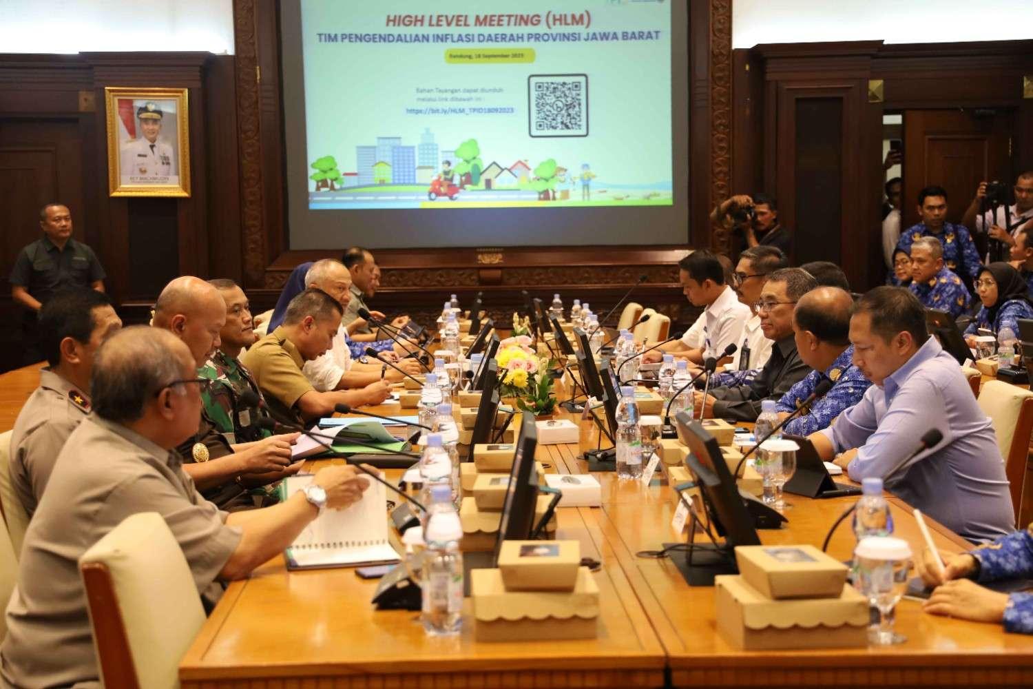 High Level Meeting (HLM) Tim Pengendalian Inflasi Daerah Provinsi Jawa Barat