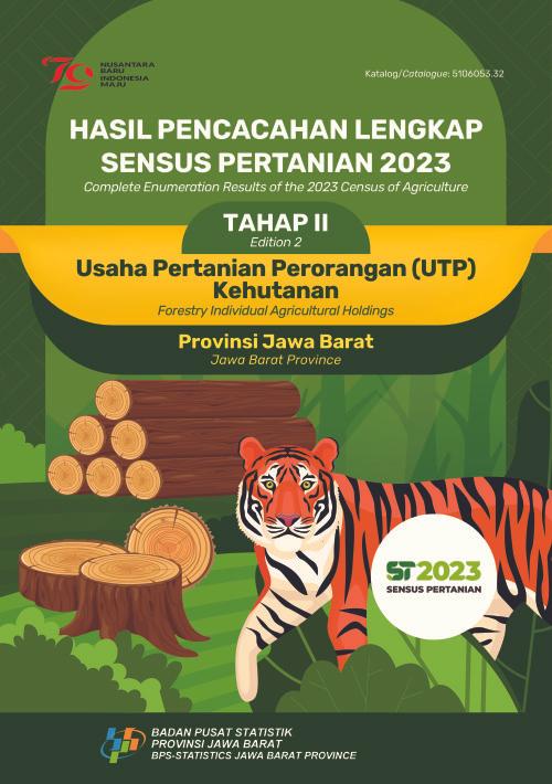 Hasil Pencacahan Lengkap Sensus Pertanian 2023 - Tahap II: Usaha Pertanian Perorangan (UTP) Kehutanan Provinsi Jawa Barat