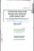 Statistik Industri Besar Dan Sedang Jawa Barat 2007