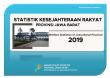 Statistik Kesejahteraan Rakyat Provinsi Jawa Barat 2019