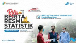 Rilis Berita Resmi Statistik Hasil Long Form Sensus Penduduk 2020 BPS Provinsi Jawa Barat