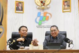 Sekda Provinsi Jawa Barat Menghadiri Rilis Berita Resmi Statistik BPS Provinsi Jawa Barat