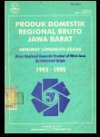 Gross Regional Domestic Product Of Jawa Barat By Industrial Origin 1993-1995