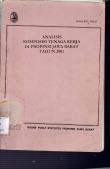 Analisis Komposisi Tenaga Kerja Di Propinsi Jawa Barat Tahun 2001