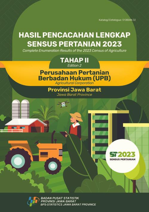 Hasil Pencacahan Lengkap Sensus Pertanian 2023 - Tahap II : Perusahaan Pertanian Berbadan Hukum Provinsi Jawa Barat