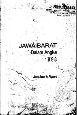 Jawa Barat In Figures 1998