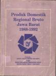 Produk Domestik Regional Bruto Jawa Barat 1988-1992