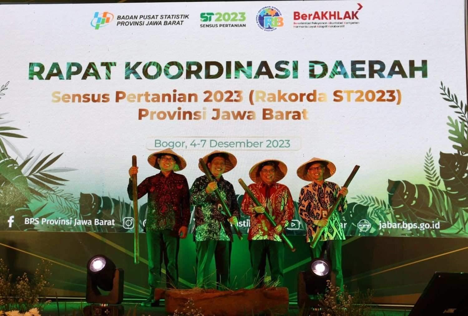 Rapat Koordinasi Daerah Sensus Pertanian 2023 Provinsi Jawa Barat