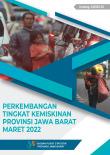 Perkembangan Tingkat Kemiskinan Provinsi Jawa Barat Maret 2022