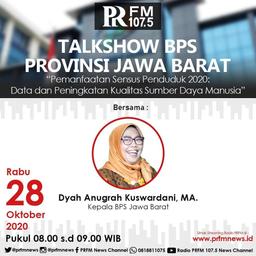 Talkshow bersama Kepala BPS Provinsi Jawa Barat