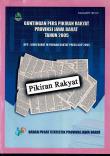 GUNTINGAN PERS PIKIRAN RAKYAT PROVINSI JAWA BARAT TAHUN 2005