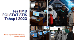 Tes PMB Polstat STIS Tahap I 2020, BPS Provinsi Jawa Barat