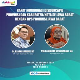 Rapat Koordinasi Dinas Kependudukan dan Catatan Sipil Provinsi/Kabupaten/Kota se-Jabar