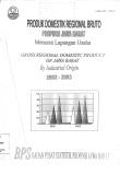 Gross Regional Domestic Product Of Jawa Barat Province By Industrial Origin 2002-2003