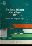 Statistik Kriminil Jawa Barat 1992, Sumber Data Pengadilan Negeri