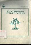 Indikator Pertanian Jawa Barat Tahun 2001